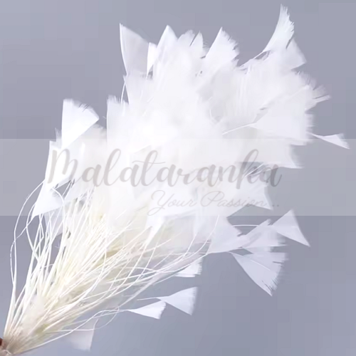 Kwiaty bukiet z piór trymowanych gęsich 25-30 cm