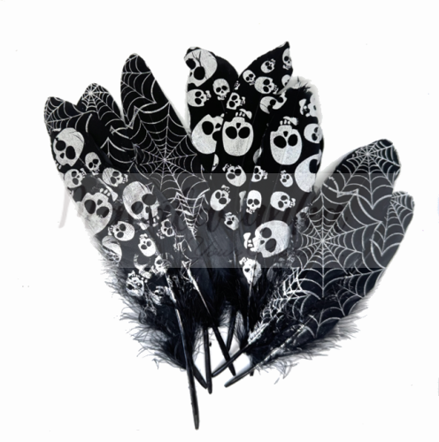 Pióra akcesoria dekoracja Halloween