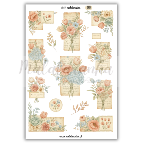 Arkusz etykiet vintage, w stylu stary herbarium, dziennik botaniczny, etykiety roslinne do plannera bulletjournal