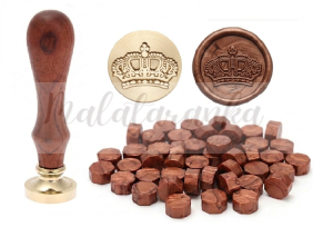 Stempel 3D Retro Pieczątka KORONA 