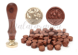 Stempel 3D Retro Pieczątka TULIPANY 3D zaproszenia