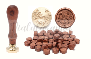 Stempel do wosku Pieczątka - OUR WEDDING