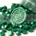 Lak Wosk do pieczęci ZIELONY malachitowy 100szt