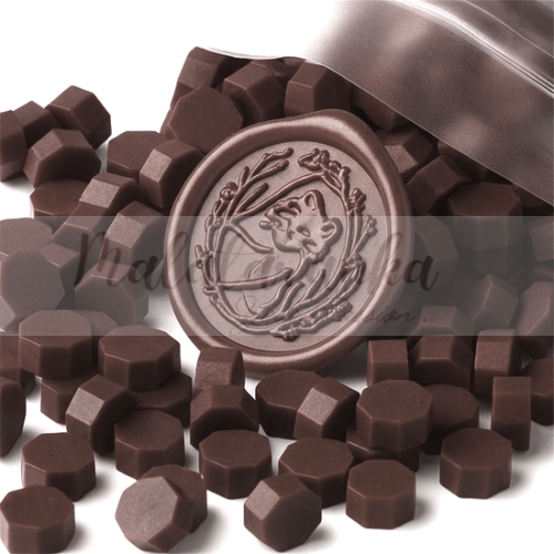 Lak Wosk do pieczęci BRĄZOWY CIEMNY 100 szt