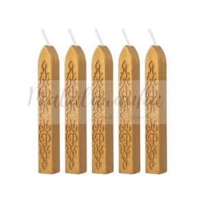 Lak wosk sztabka z knotem MIODOWY 5 szt