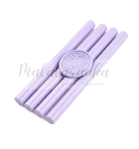 Lak wosk do pistoletu 11mm LAWENDOWY pastelowy 4 szt     