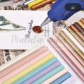 Lak wosk do pistoletu 11mm RÓŻOWY pastelowy