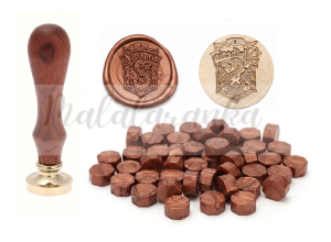 Stempel do wosku Retro Pieczątka - SLYTHERIN