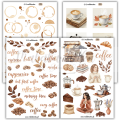 Naklejki kawowe Kawa Miłośnik Kawy journaling scrapbooking planner