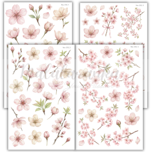 Naklejki Kwiaty wiśni ogród journaling scrapbooking planer/013