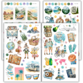 Naklejki podróżnicze Wakacje Podróże travel journaling scrapbooking planer