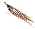 Pióra do włosów 18-29 cm AMBER mieszane