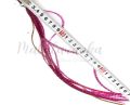Pióra do włosów 25-28 cm PINK COOKIE 10 szt Różowe Fuksja