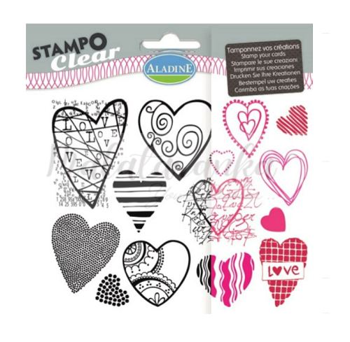 Stemple silikonowe Serca